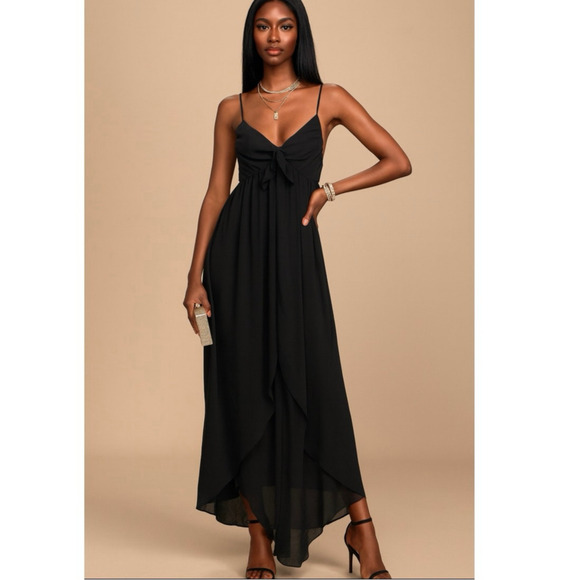 Vintage Victoria’s Secret Gold Label Sheer Black Slip Dress 90s Y2K Boudoir Glam - Picture 1 of 8